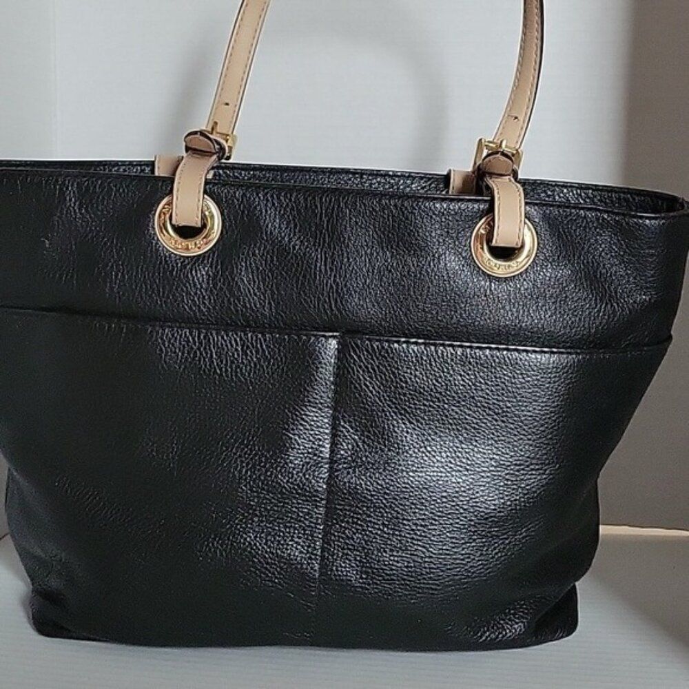 Michael Kors Tote Shoulder Bag Bedford Medium Pebbled Leather Women's Woman's - Picture 4 of 15